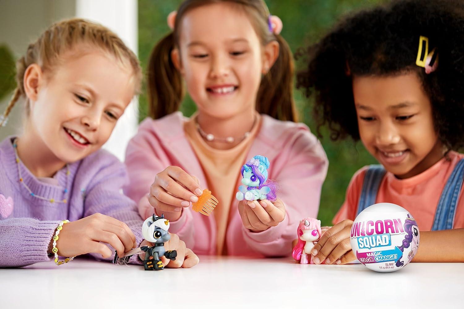 image5 Surprise Unicorn Squad Series 7 2 Pack by ZURU Magic Color Change Glowing Fairies Collectibles Mini Unicorn Toys