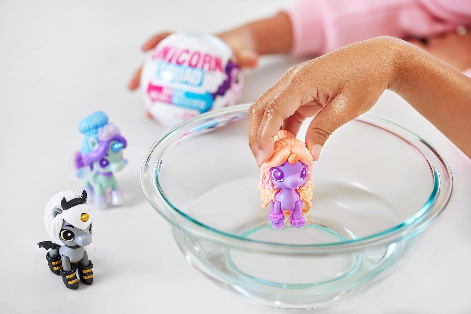image5 Surprise Unicorn Squad Series 7 2 Pack by ZURU Magic Color Change Glowing Fairies Collectibles Mini Unicorn Toys