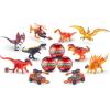 image5 Surprise Dino Strike Series 4 2 Pack by ZURU Amazon Exclusive Mystery Collectible Mini Dinosaur Toys Fossils Capsules for Boys and Kids 2 PackMultiColor77254