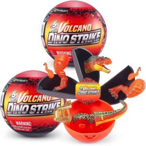 image5 Surprise Dino Strike Series 4 2 Pack by ZURU Amazon Exclusive Mystery Collectible Mini Dinosaur Toys Fossils Capsules for Boys and Kids 2 PackMultiColor77254