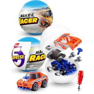 image5 Surprise MakeARacer Race Car Vehicle Themed Novelty Unboxing Toy Collectible Minis by ZURU 2 Capsules