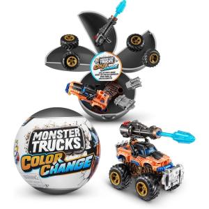 image5 Surprise Monster Trucks Series 1 2 Pack by ZURU Miniature Mystery Collectible Capsules Mini Toy Truck Battle Toys for Boys Kids TeensSeries 3