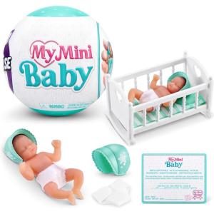 image5 Surprise My Mini Baby Series 1 by ZURU Collectible Mystery Capsule Toy for Girls Realistic Miniature Baby Playset and Accessories1 Pack