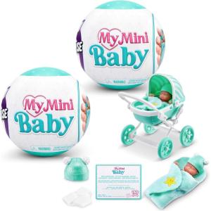 image5 Surprise My Mini Baby Series 1 by ZURU Collectible Mystery Capsule Toy for Girls Realistic Miniature Baby Playset and Accessories2 Pack