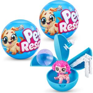image5 Surprise Pet Rescue Series 1 by ZURU 2 Pack Cute Stuffed Animal Miniature Toys Amazon Exclusive Magic Color Change Mystery Collectible Plushies for Kids and Girls