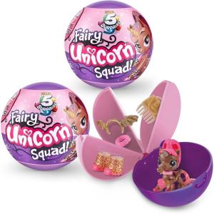 image5 Surprise Unicorn Squad Series 6 Newborn Unicorn Glow Squard 2 Pack by ZURU Amazon Exclusive Mystery Collectible Toys Mini Glow in The Dark Collectable CapsulePink